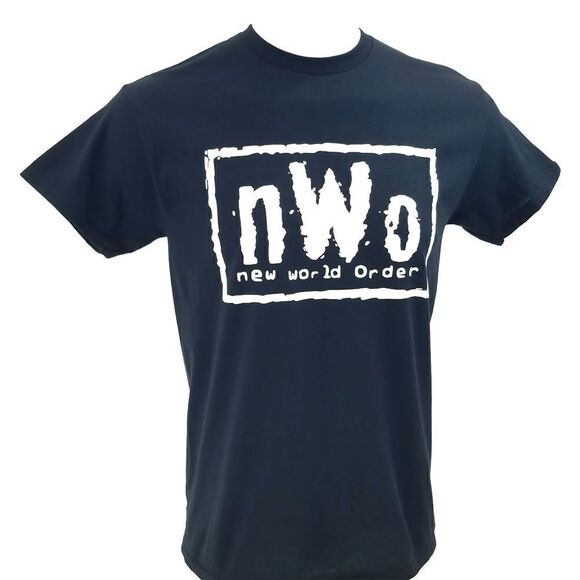 NWO "New World Order" Wolf Pack WCW WWE ECW Retro Logo Wrestling Tee. - rap tee - Picture 2 of 6
